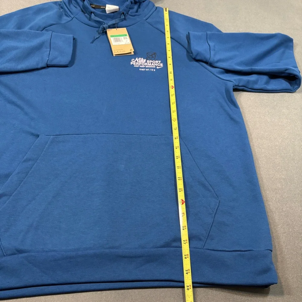 Nike Dri-FIT Sport Performance Graphic Hoodie Blue FN3285-476‎ X-Large $75